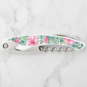 Summer Tropical Garden Corkschroef Bottle Open Kurkentrekker