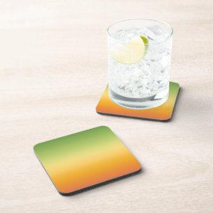 Summer Tropical Gradient Oranje Lemon Limoen Ombre Bier Onderzetter