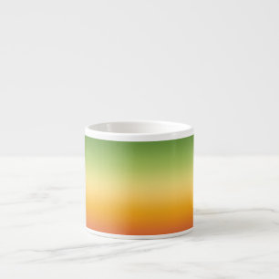 Summer Tropical Gradient Oranje Lemon Limoen Ombre Espresso Kop