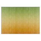 Summer Tropical Gradient Oranje Lemon Limoen Ombre Snijplank (Voorkant)