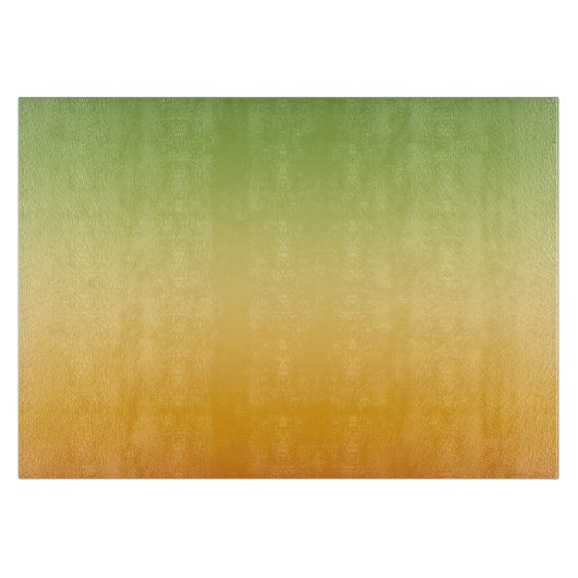Summer Tropical Gradient Oranje Lemon Limoen Ombre Snijplank (Voorkant)