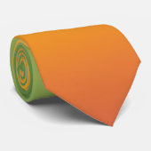 Summer Tropical Gradient Oranje Lemon Limoen Ombre Stropdas (Opgerold)