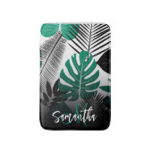 Summer Tropical Leaves Badmat (Voorkant Verticaal)