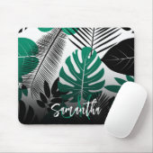 Summer Tropical Leaves Muismat (Met muis)
