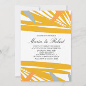 Summer Tropical Palm Abstract Gellow Gellow Gellow Kaart (Voorkant)