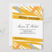 Summer Tropical Palm Abstract Yellow Vrijgezellenf Kaart (Voorkant)