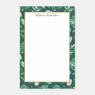 Summer Tropical Palm-bladeren gepersonaliseerd Post-it® Notes
