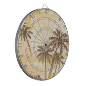 Summer Tropical Palms Dartbord (Voorkant Links)