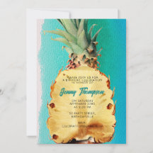 Summer Tropical Pineapple Fruit Birthday Party