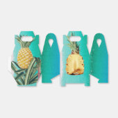 Summer Tropical Pineapple Fruit Party Bedankdoosjes (Uitgevouwen)