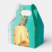 Summer Tropical Pineapple Fruit Party Bedankdoosjes (Voorkant Zijde)