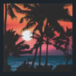 Summer Tropical Pink Oranje Palm Trees Sunset Imitatie Canvas Print<br><div class="desc">Dit tropische en coole ontwerp is perfect voor de warme zomermaanden. Hij heeft een artsachtige en moderne neonroze, oranje en paarse neonzon met zwarte palmsilhouettes met een heldere zonlicht. Het is prachtig, prachtig en beeldhouwend. ***BELANGRIJKE NOTA VAN HET ONTWERP: Voor om het even welk verzoek van het douaneontwerp zoals passende...</div>