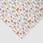 Summer Tropical Sweets Pattern Tissuepapier (Detail)