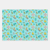 Summer Tropical Vacation Snorkel Diving Coral Reef Inpakpapier Vel (Voorkant)