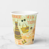 Summer Tropics Papieren Bekers (Voorkant)