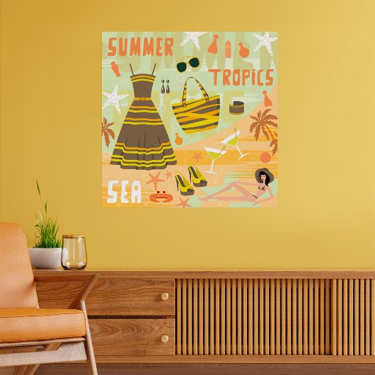 Summer Tropics Poster