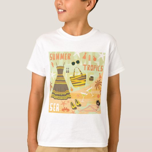 Summer Tropics T-shirt (Voorkant)