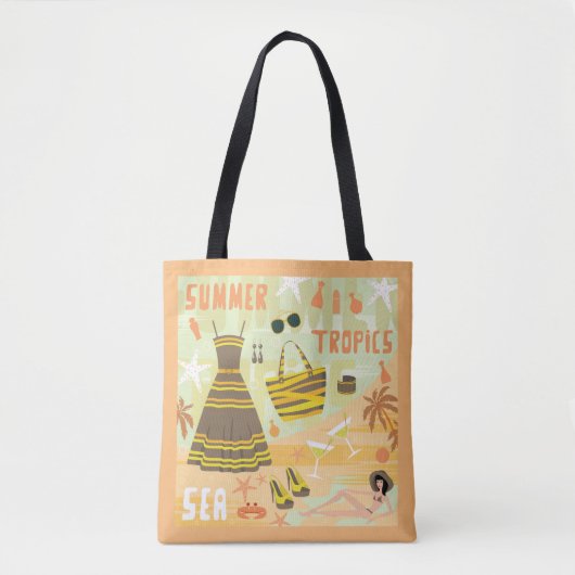 Summer Tropics Tote Bag (Voorkant)