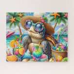 Summer Turtle Legpuzzel<br><div class="desc">Summer Turtle
Art/illustration
colorful
customizable</div>