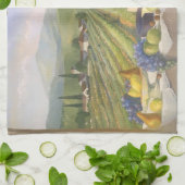 Summer Tuscan Vineyard Wine Landscape Italy Counte Theedoek (Gevouwen)