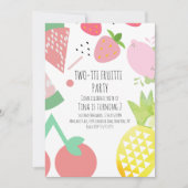 Summer Tutti Fruitti Tropical Huge Fruits Kaart (Voorkant)