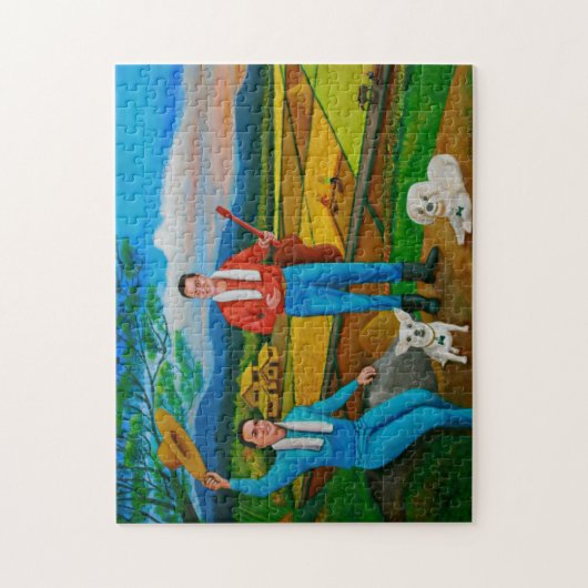 Summer Uitzicht Puzzle Legpuzzel (Verticaal)