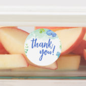 Summer Under the Zee Baby shower Bedankt Labels (Aangebracht)