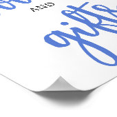 Summer Under the Zee Baby shower Boeken & Geschenk Poster (Hoek)