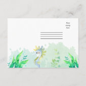 Summer Under the Zee Baby shower RSVP Reageer Informatiekaartje (Achterkant)