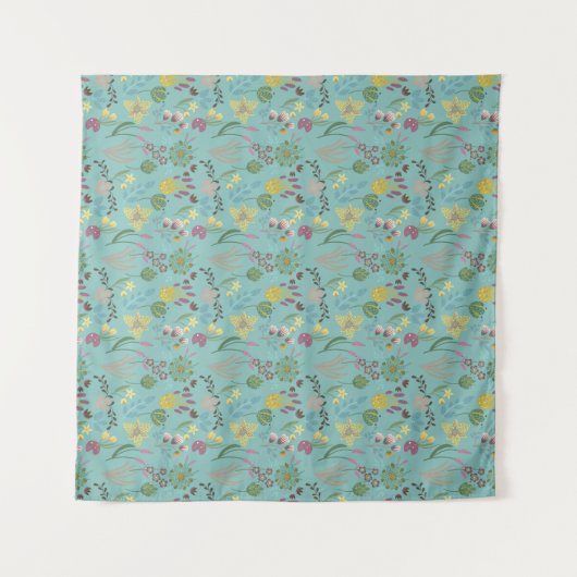 Summer Uneven Pattern Wandkleed (Voorkant (horizontaal))
