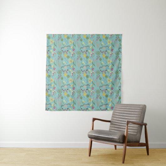 Summer Uneven Pattern Wandkleed (In situ)