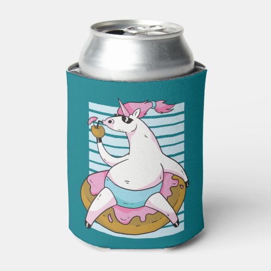 Summer Unicorn Blikjeskoeler (Blikje Voorkant)