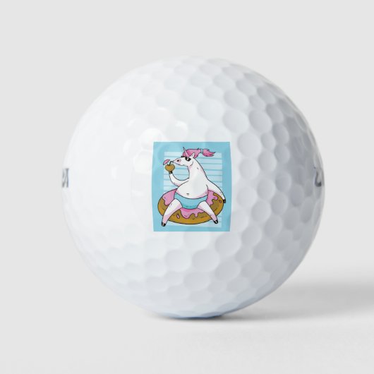 Summer Unicorn Golfballen (Voorkant)