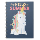 Summer Unicorn Notitieboek (Voorkant)