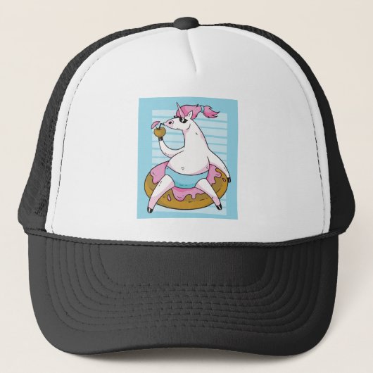 Summer Unicorn Trucker Pet (Voorkant)