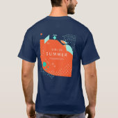 Summer Unity: Vibrant Union Design T-shirt (Achterkant)