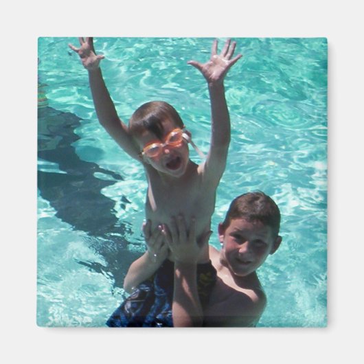 Summer Vacation at the Grandouders Photo Magneet (Voorkant)