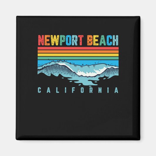 Summer Vacation  California Newport Beach Magneet (Voorkant)