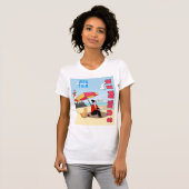 Summer Vacation for Female T-shirt (Voorkant volledig)