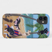 Summer Vacation Labradors Painting Case-Mate iPhone Case (Achterkant (horizontaal))