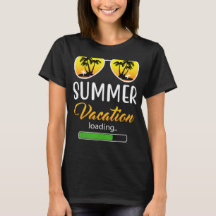Summer Vacation Loading Teacher T-shirt