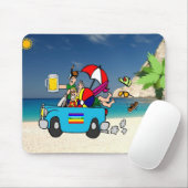 Summer Vacation on Beach Muismat (Met muis)