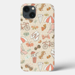 Summer Vacation Pattern Case-Mate iPhone Case