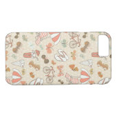 Summer Vacation Pattern Case-Mate iPhone Case (Achterkant (Horizontaal))