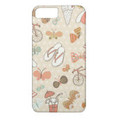 Summer Vacation Pattern Case-Mate iPhone Case (Achterkant)
