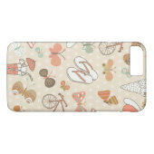 Summer Vacation Pattern Case-Mate iPhone Case (Achterkant (Horizontaal))