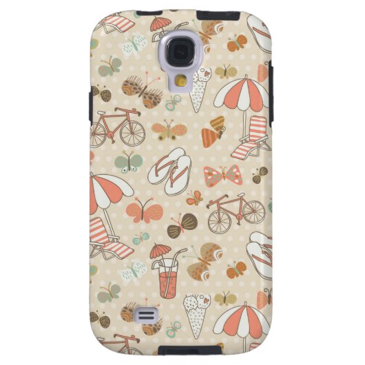 Summer Vacation Pattern Case-Mate Samsung Galaxy Hoesje (Achterkant)