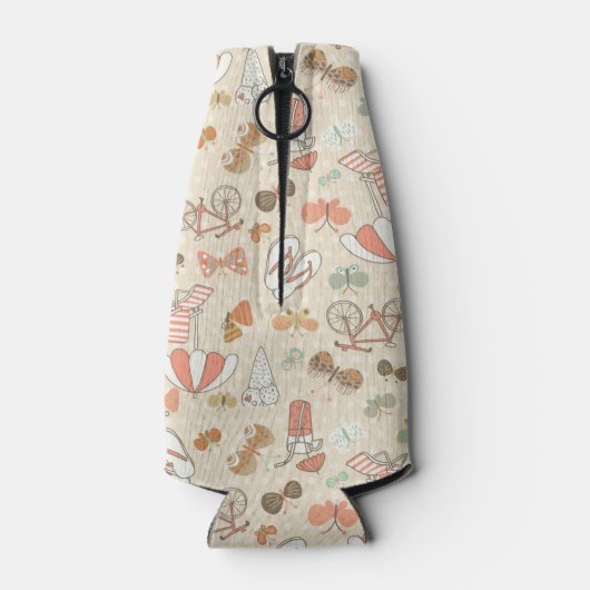 Summer Vacation Pattern Flesjeskoeler (Achterkant)