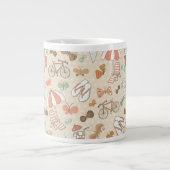 Summer Vacation Pattern Grote Koffiekop (Voorkant)