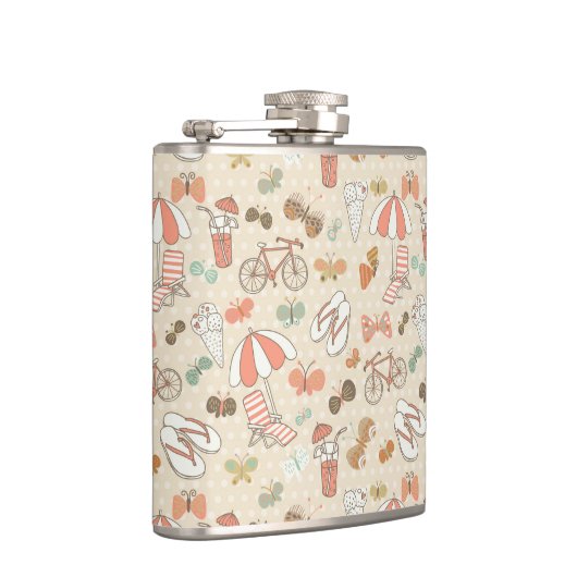 Summer Vacation Pattern Heupfles (Rechts)